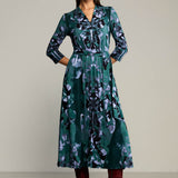 Sukienka LIBERTY DRESS print Rorschach green