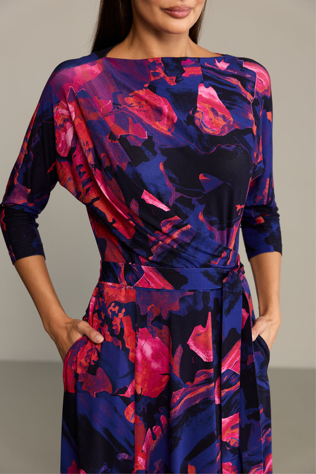 Sukienka OPERA print Dreamworld orange & violet