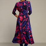 Sukienka OPERA print Dreamworld orange & violet