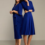 Dress MY BRILLIANT FRIEND art blue
