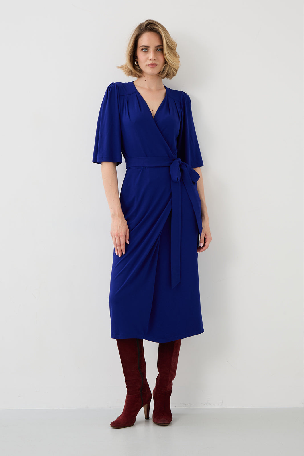 Dress MY BRILLIANT FRIEND art blue