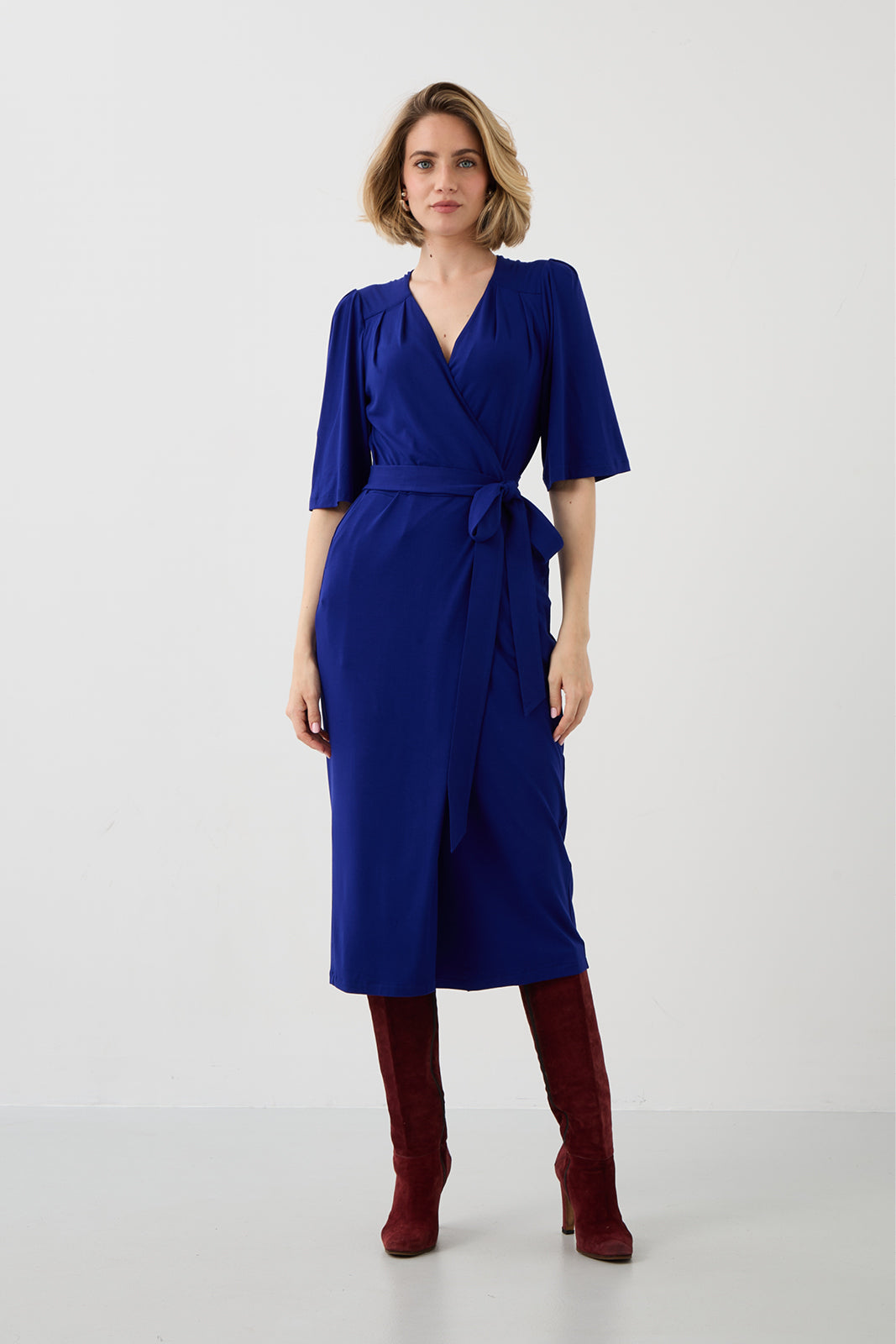 Dress MY BRILLIANT FRIEND art blue