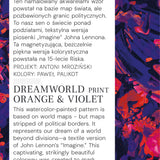 Sukienka GO(LF) FOR IT print Dreamworld orange & violet