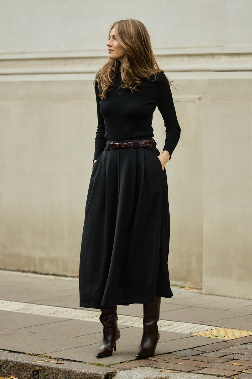 Skirt ARISTOCRAT 7/8 black