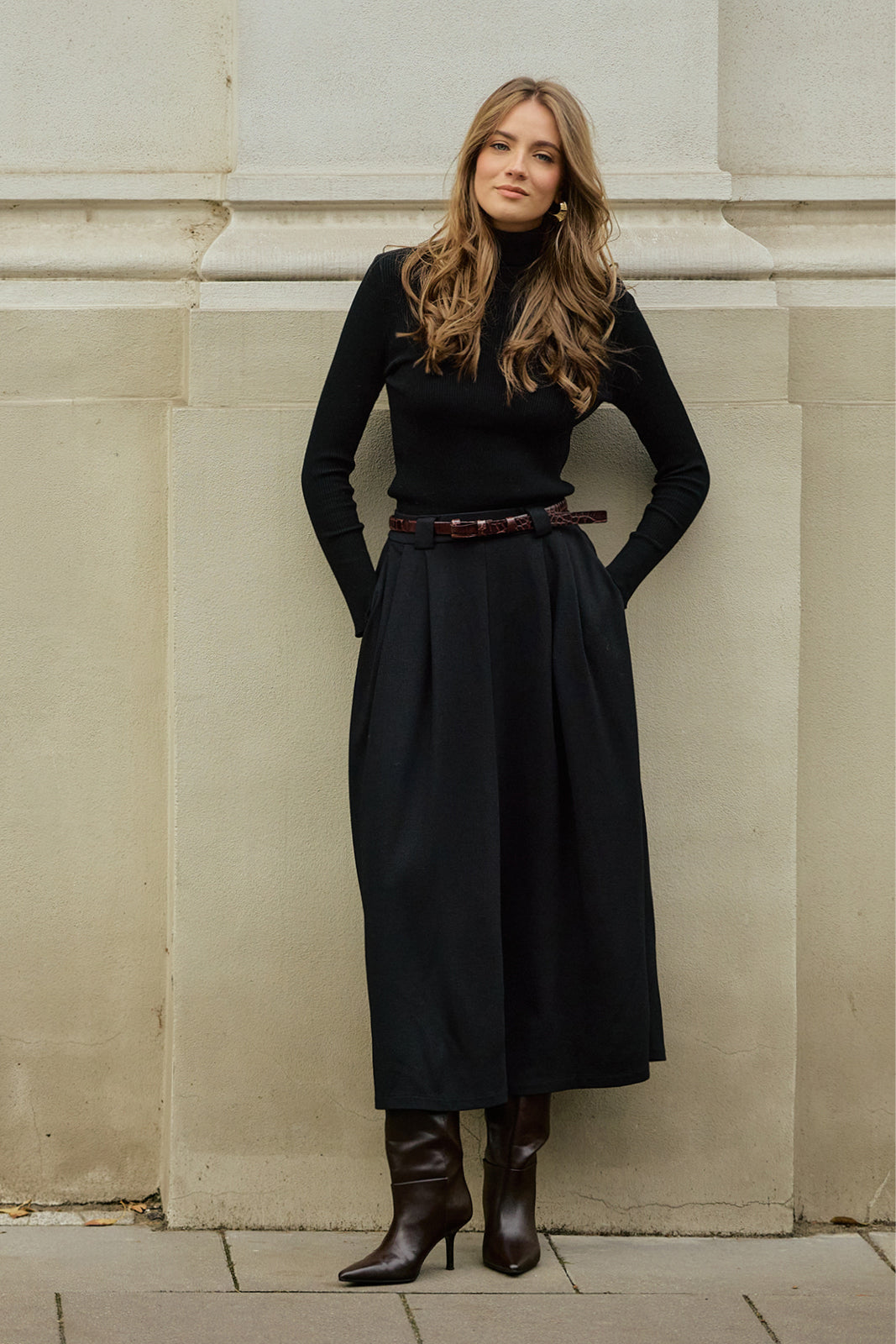 Skirt ARISTOCRAT 7/8 black